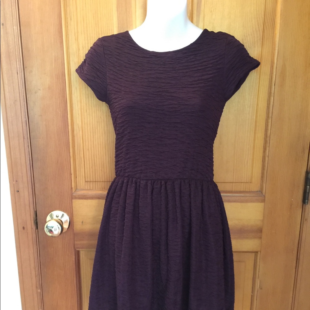 Anthropologie Kimchi Blue Plum Color Dress Size S
